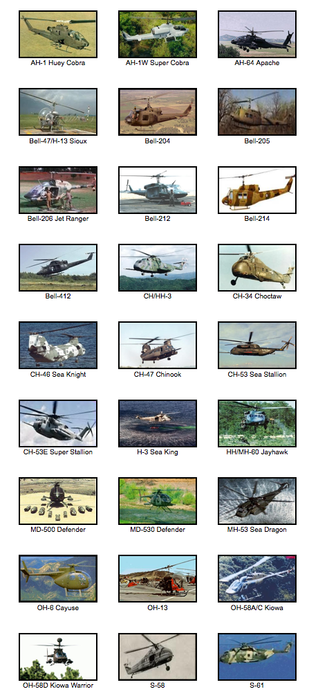 helicopters